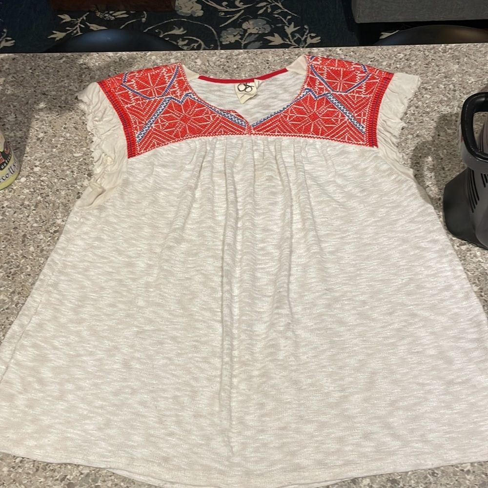 Anthropologie One September perfect shirt for the summer! Size s - Picture 1 of 6